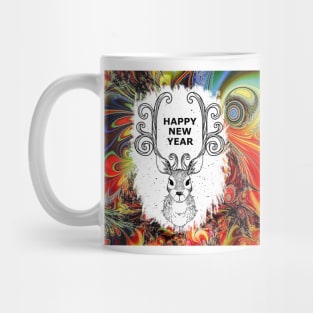 New Year's Eve Deer Christmas Holiday Mug